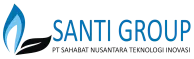 Our Clients PT Santi Group Logo logo santi rounded 1